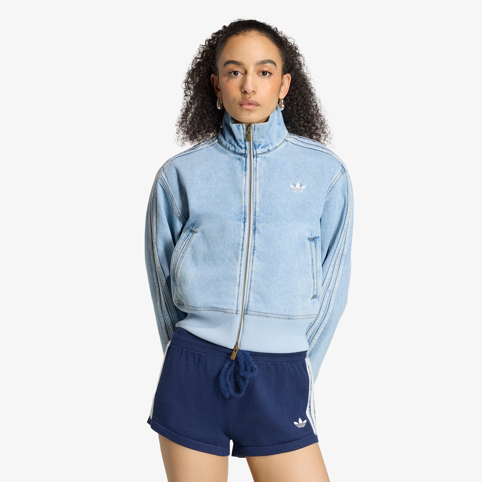 Bunda adidas Firebird Denim Tracktop Light Denim L