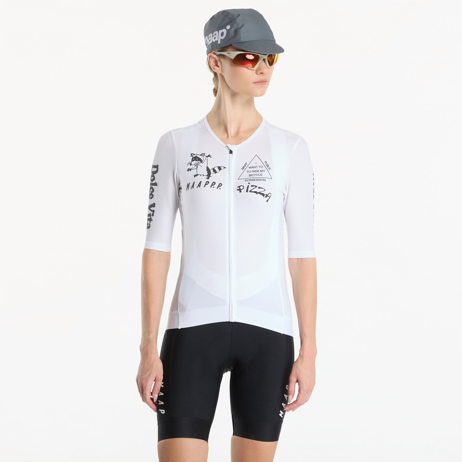 Dres MAAP Emerge Jersey White L