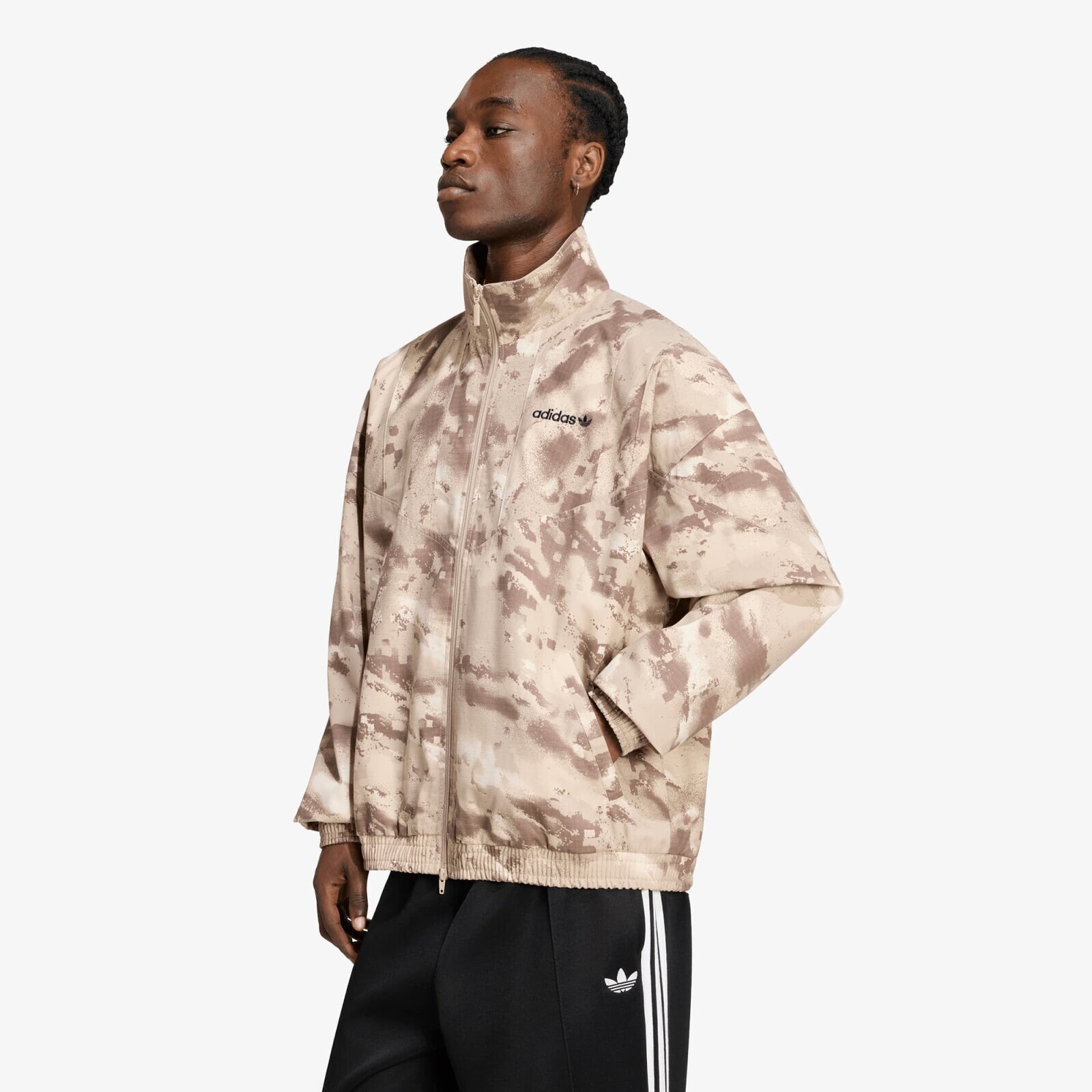 Bunda adidas Camo Cutline Track Top Khaki Three XL
