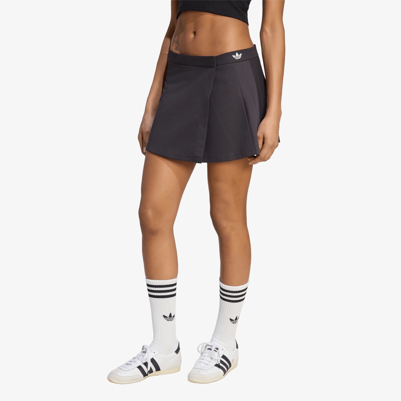 Sukňa adidas Pleated Skirt Utility Black/ Cloud White 4