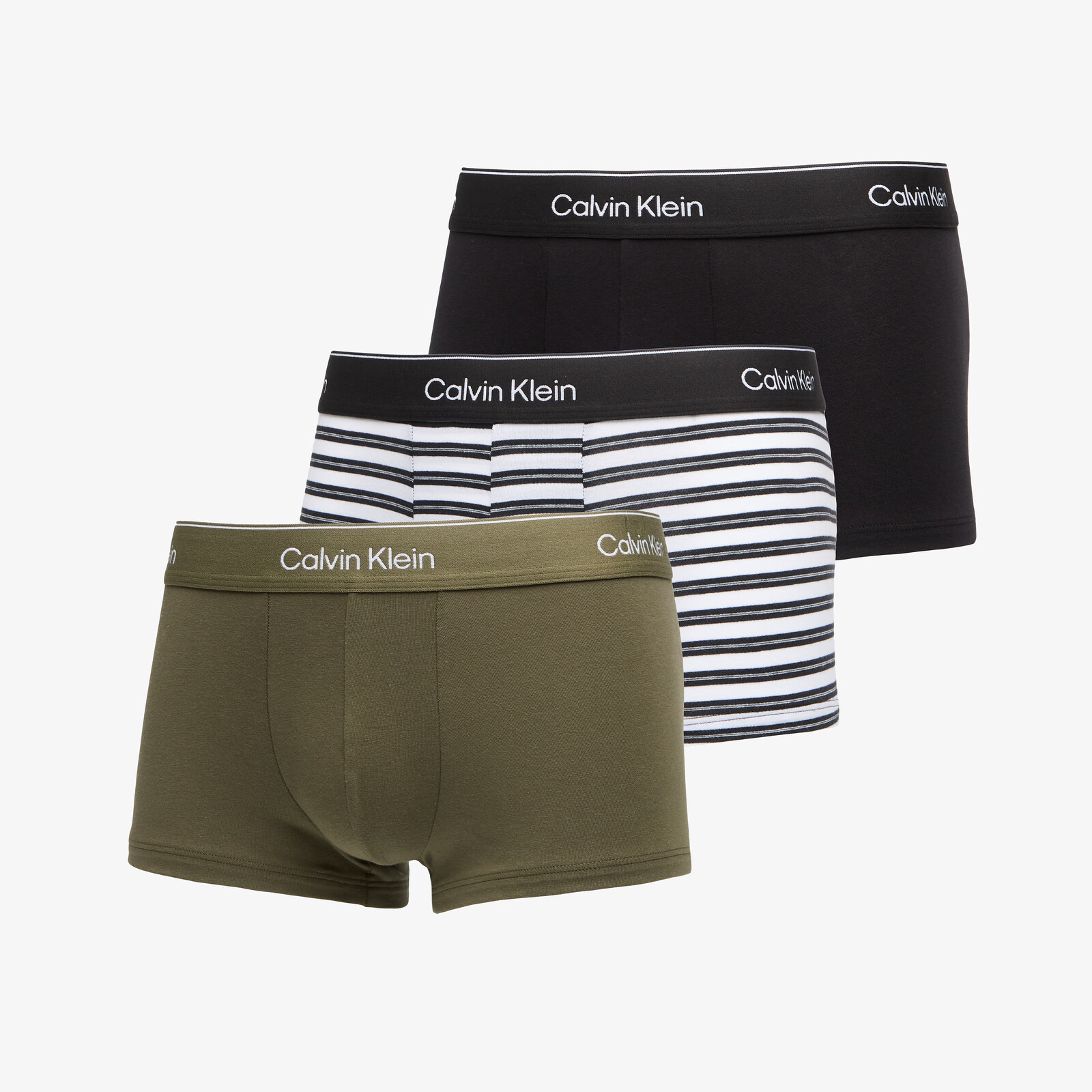 Trenírky Calvin Klein Low Rise Trunk 3-Pack Beige M