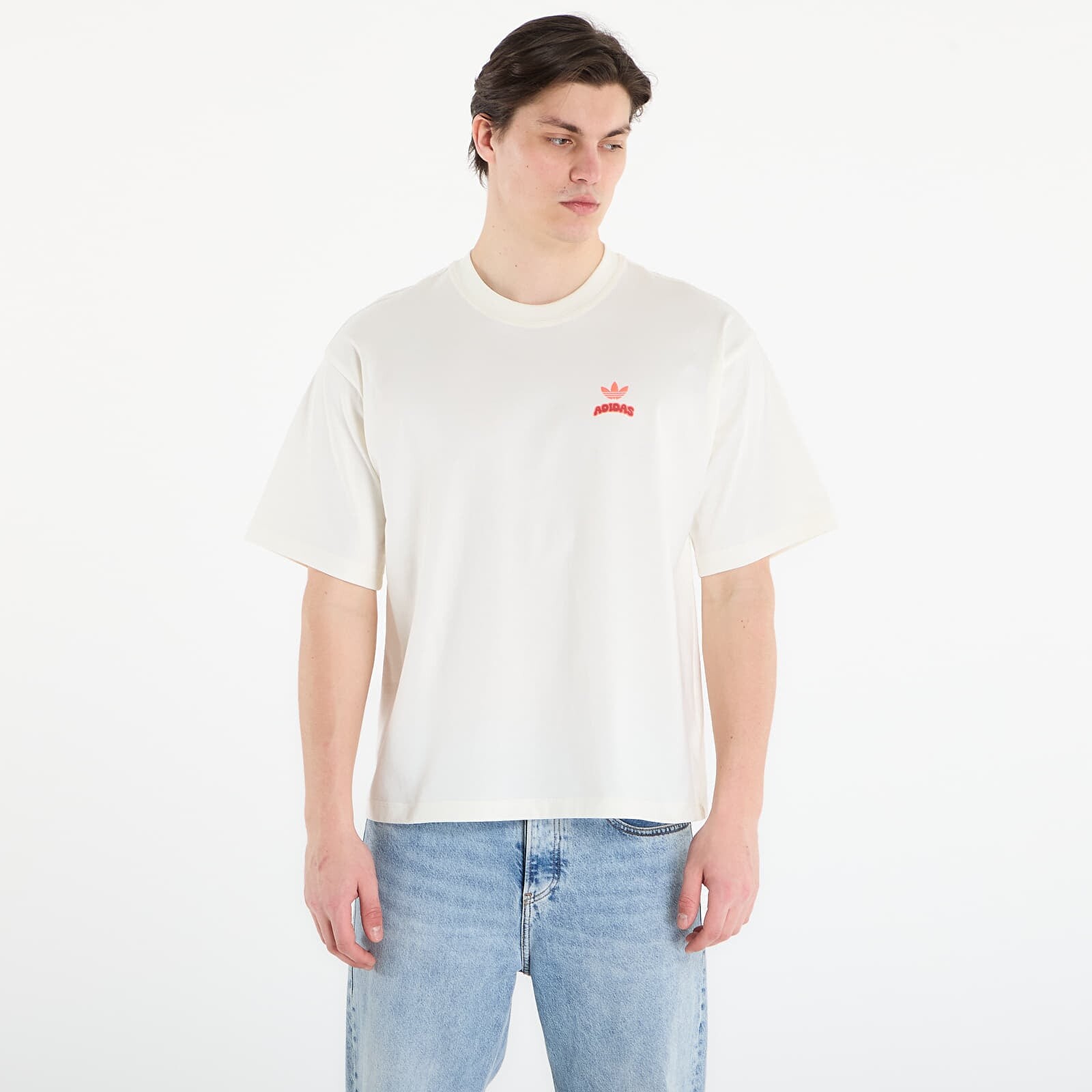Tričko adidas Pixelated Burget Character Graphic T-Shirt Off White XXL