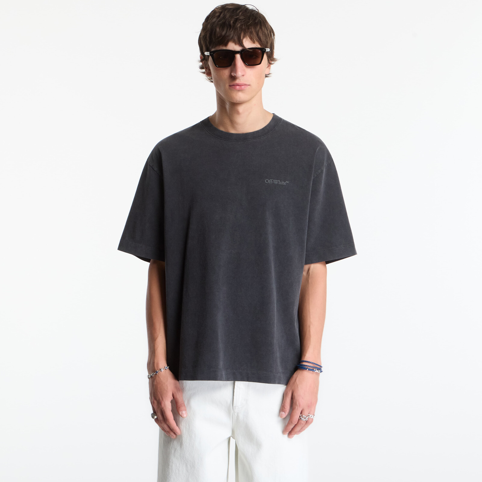 Tričko Off-White Rugs Arrow Skate S/S Tee UNISEX Vintage Black M