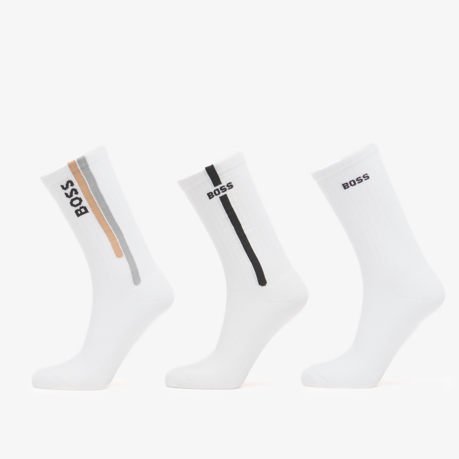 Ponožky Hugo Boss Men-H-3P Qs Rib Line Cc Multicolor 43-46