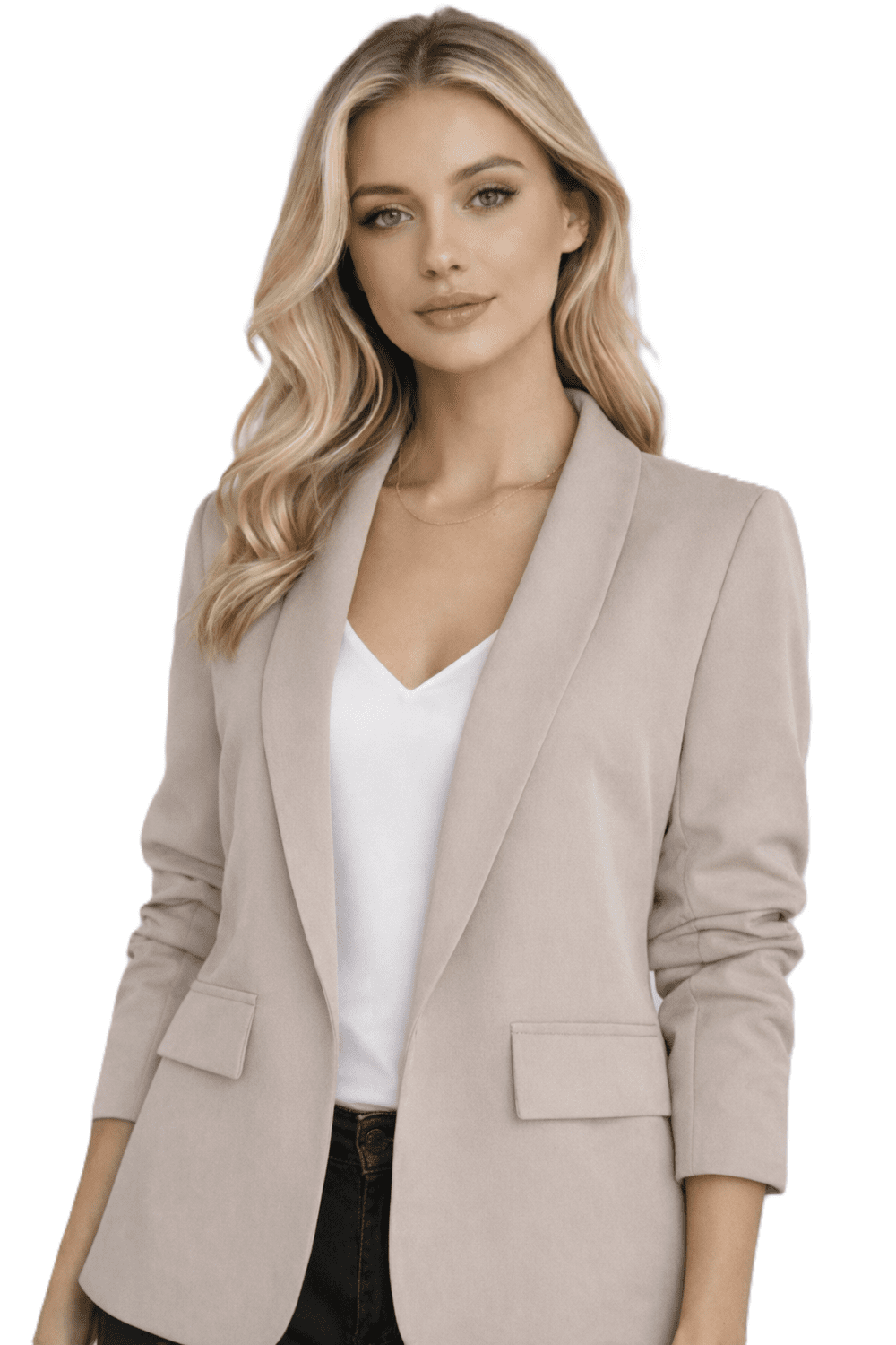 Dámska bunda Fashion Taupe