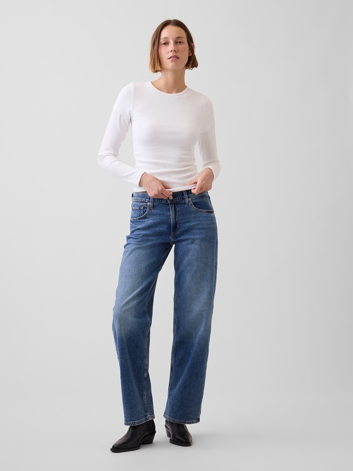 GAP Jeans Low Rise '90s Loose - Ladies
