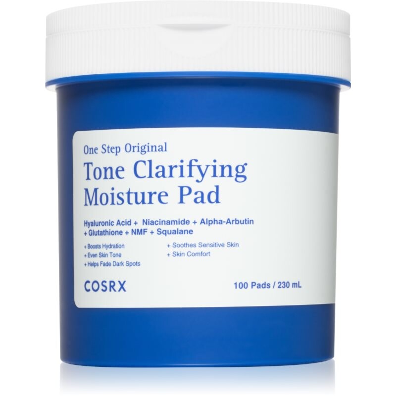 Cosrx One Step Original Tone Clarifying Moisture Pad tonizačné vankúšiky s hydratačným účinkom 100 ks