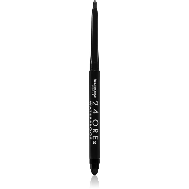 Deborah Milano 24 Ore Waterproof Pencil vodeodolná ceruzka na oči odtieň 1 Black 0.5 g