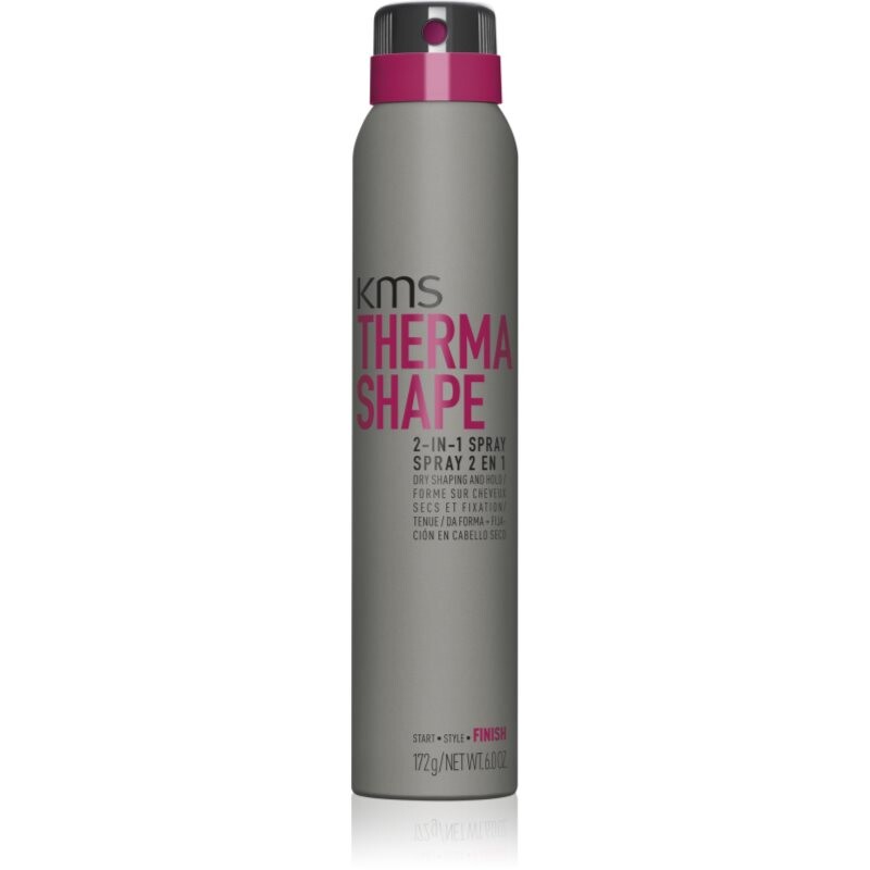 KMS ther 2-in-1 Spray lak na vlasy so silnou fixáciou pre tepelnú úpravu vlasov 200 ml