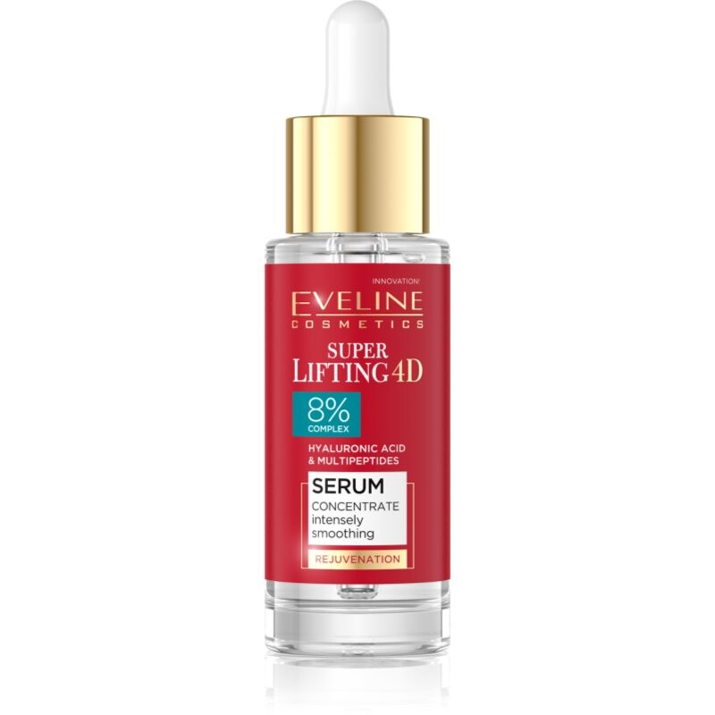 Eveline Cosmetics Super Lifting 4D 8% complex vyhladzujúce sérum 30 ml