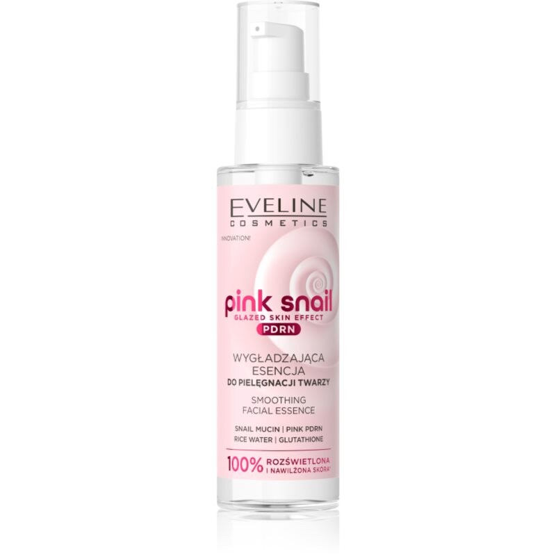 Eveline Cosmetics Pink Snail Glazed Skin Effect esencia s vyhladzujúcim efektom 100 ml