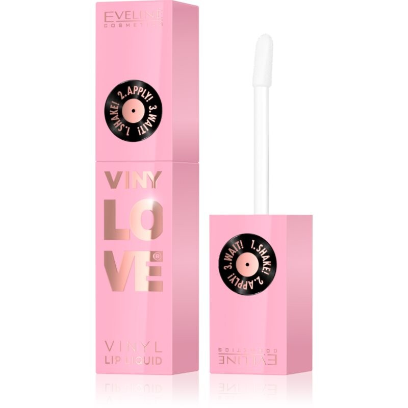 Eveline Cosmetics VINY LOVE Vinyl Lip Liquid dlhotrvajúci tekutý rúž odtieň 01 4 ml