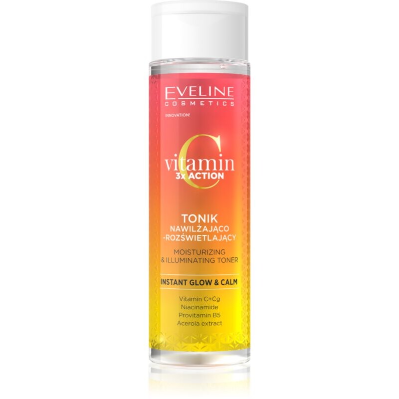 Eveline Cosmetics Vitamin C 3x Action rozjasňujúce tonikum 200 ml
