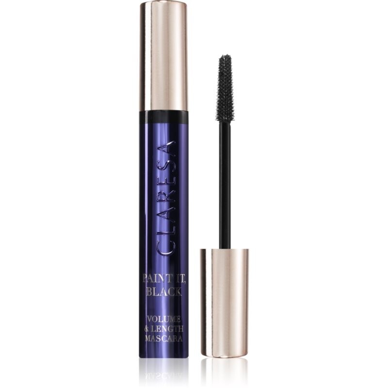 Claresa Paint It Volume & Lenght Mascara objemová a predlžujúca riasenka odtieň Black 10 g