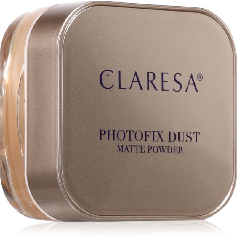 Claresa Photofix Dust Matte Powder zmatňujúci sypký púder pre prirodzenú fixáciu odtieň Universal 8 g