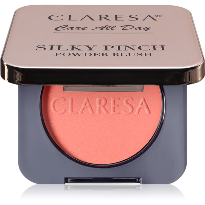 Claresa Care All Day Silky Pinch Powder Blush kompaktná lícenka pre dlhotrvajúci efekt 02 Lumi Peach 2 g