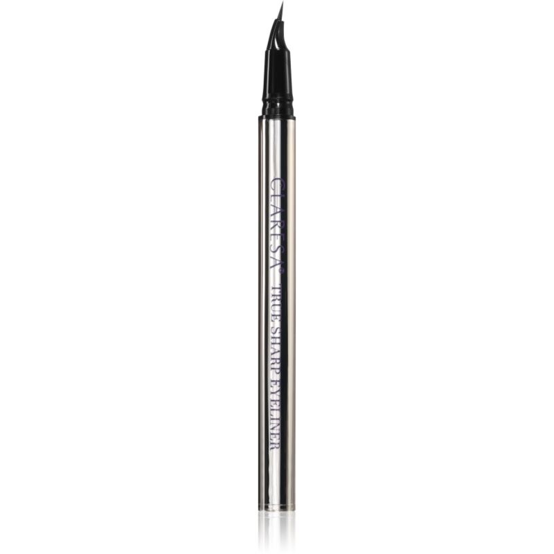 Claresa True Sharp Eyeliner očná linka v pere pre dlhotrvajúci efekt odtieň 01 Black 0.5 ml