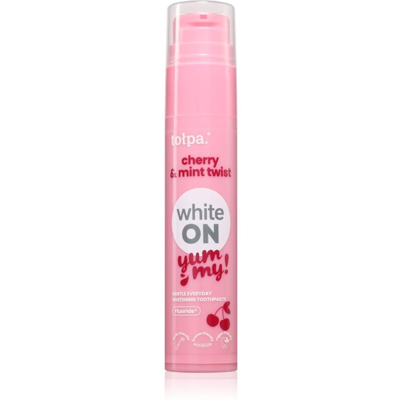 Tołpa On White Yummy bieliace zubné pásky príchuť Cherry & Mint 60 g