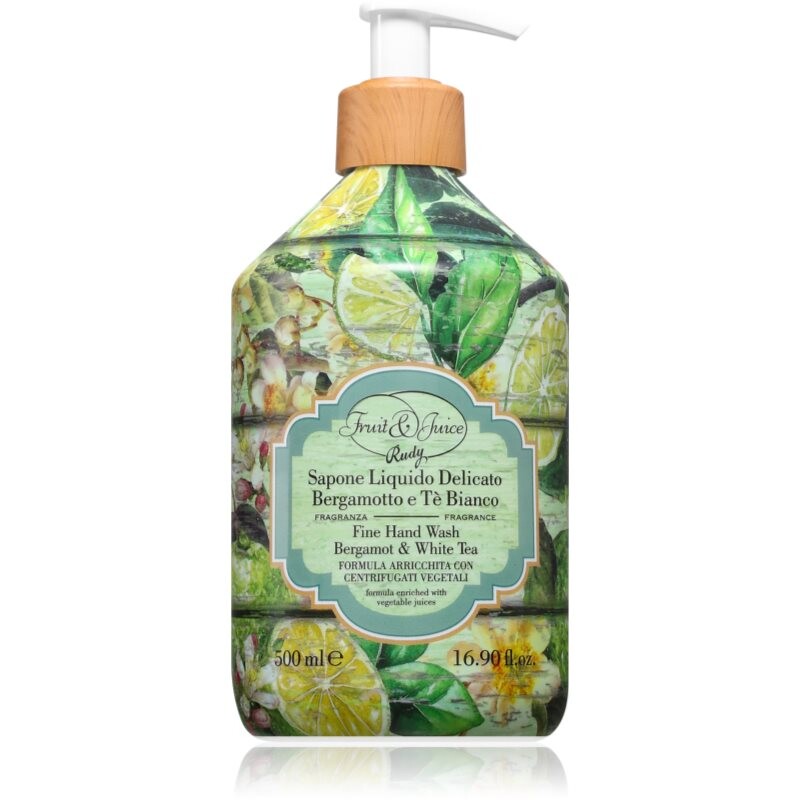 Rudy - Le Maioliche Bergamot & White Tea Fine tekuté mydlo 500 ml
