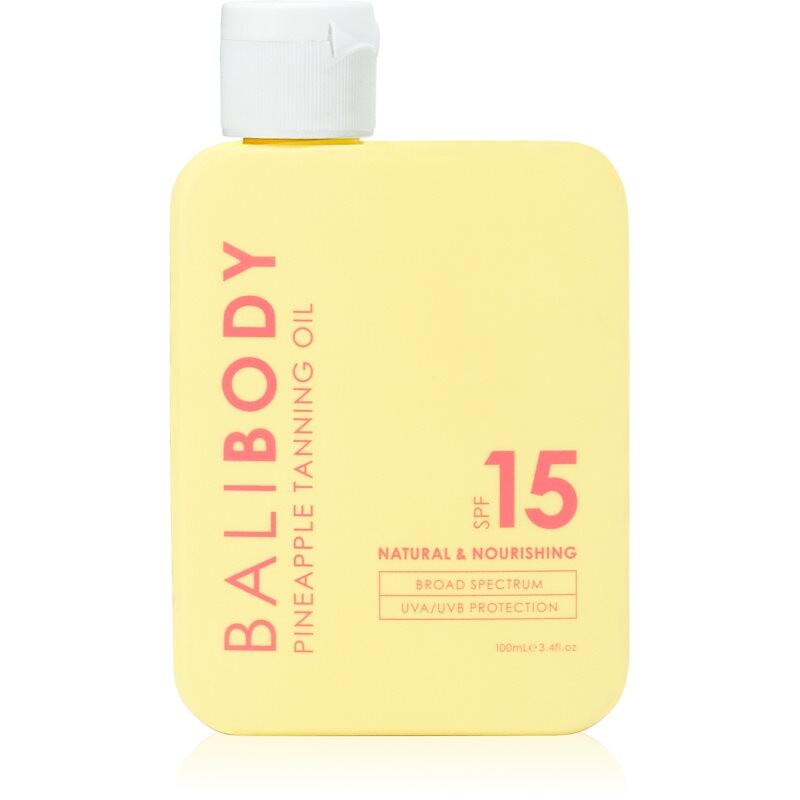 Bali Body Pineapple Tanning Oil olej na opaľovanie SPF 15 100 ml