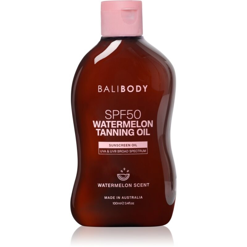 Bali Body Watermelon Tanning Oil olej na opaľovanie SPF 50 100 ml
