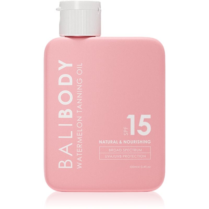 Bali Body Watermelon Tanning Oil olej na opaľovanie SPF 15 100 ml