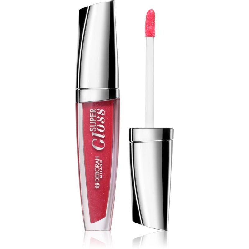 Deborah Milano Super Gloss hydratačný lesk na pery s 3D efektom odtieň 4 Pearly Cherry 4.5 g