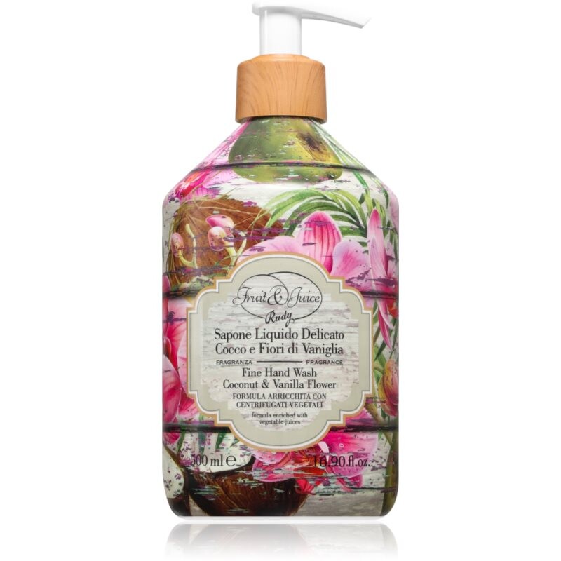 Rudy - Le Maioliche Cocco e Fiori di Vaniglia tekuté mydlo na ruky 500 ml