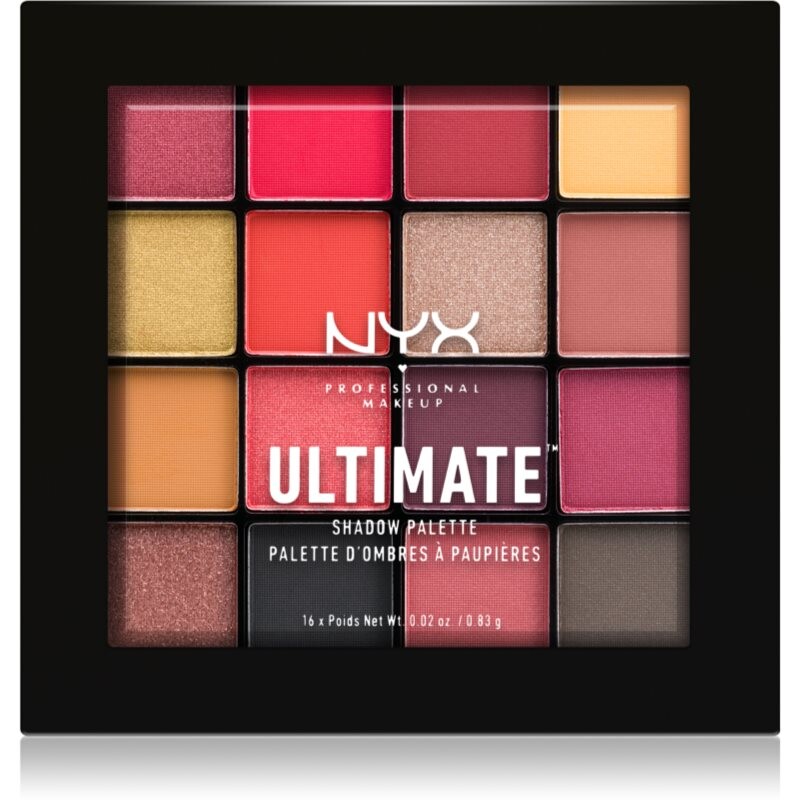 NYX Professional Makeup Ultimate Shadow Palette paletka očných tieňov odtieň Phoenix 16x0.83 g