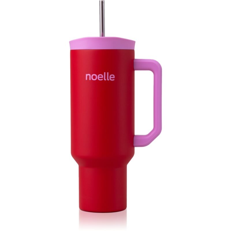 Noelle Tumbler tumbler z nehrdzavejúcej ocele s rúrkou Red 1 ks