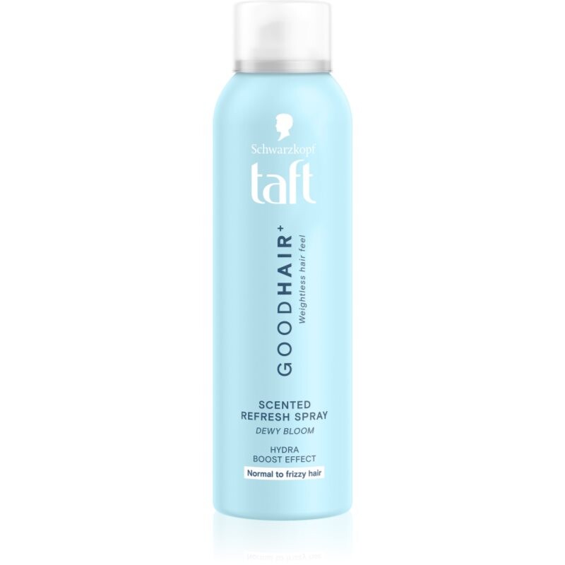 Schwarzkopf Taft Good Hair jemný suchý šampón na krepovité vlasy bez objemu vône Dewy Bloom 150 ml
