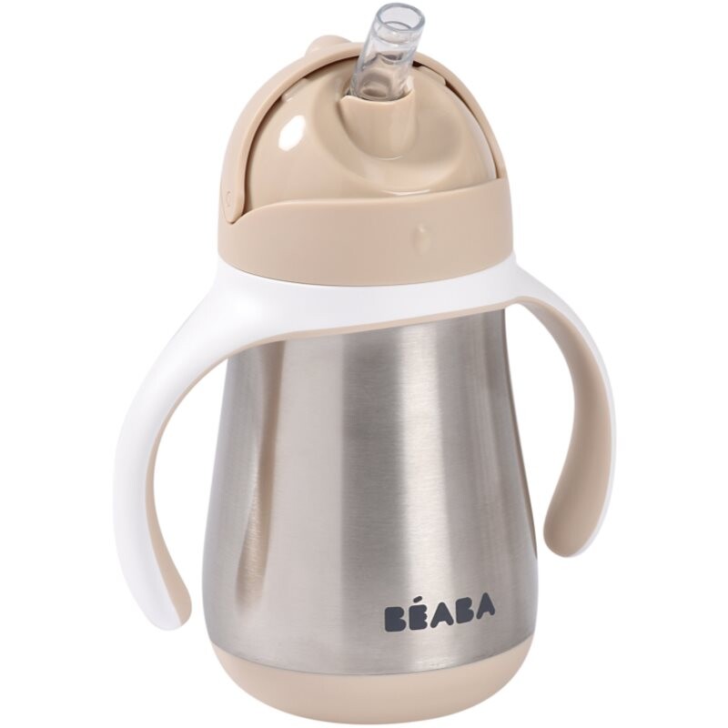 Beaba Stainless Steel Baby Bottle termofľaša z nehrdzavejúcej ocele Clay Earth 250 ml