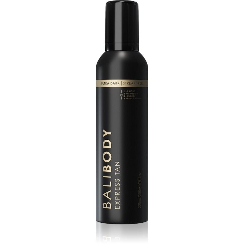 Bali Body 1 Hour Express Ultra Dark samoopaľovacia pena odtieň Ultra Dark 225 ml