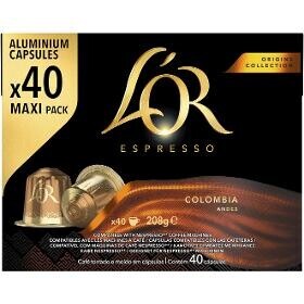 L'OR Espresso Colombia kapsule pre Nespresso®* Original kávovary 40 kapslí