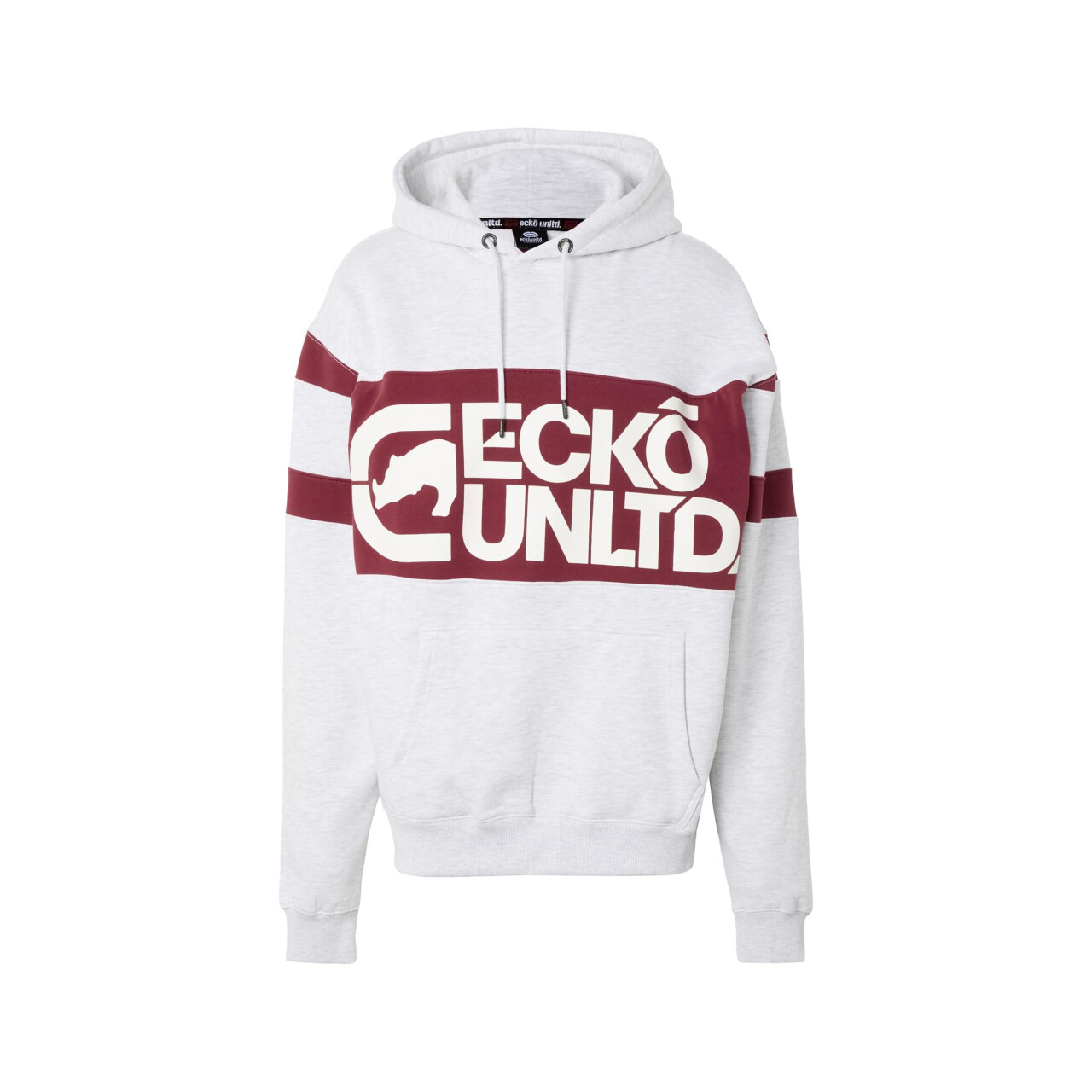 Mikina Ecko Unltd. Flagship - biela-červená, S
