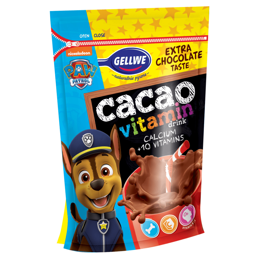 GELLWE Paw Patrol instantný kakaový nápoj 300 g