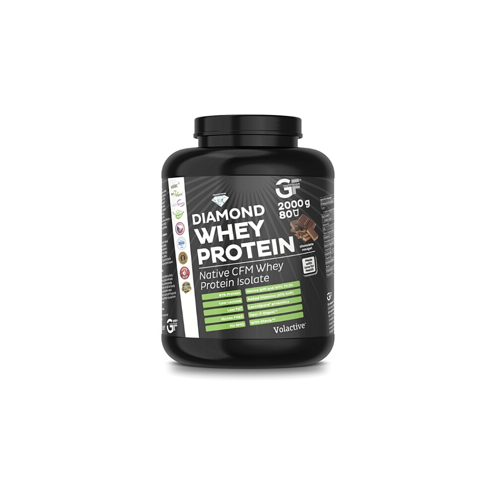 GF NUTRITION Diamond whey proteín banán 2000 g