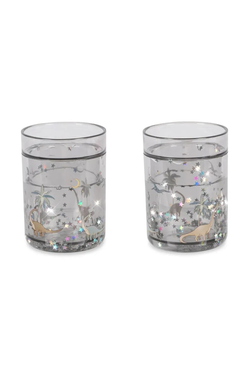 Konges Sløjd Detský hrnček Konges Sløjd 2 PACK GLITTER CUPS 2-pak