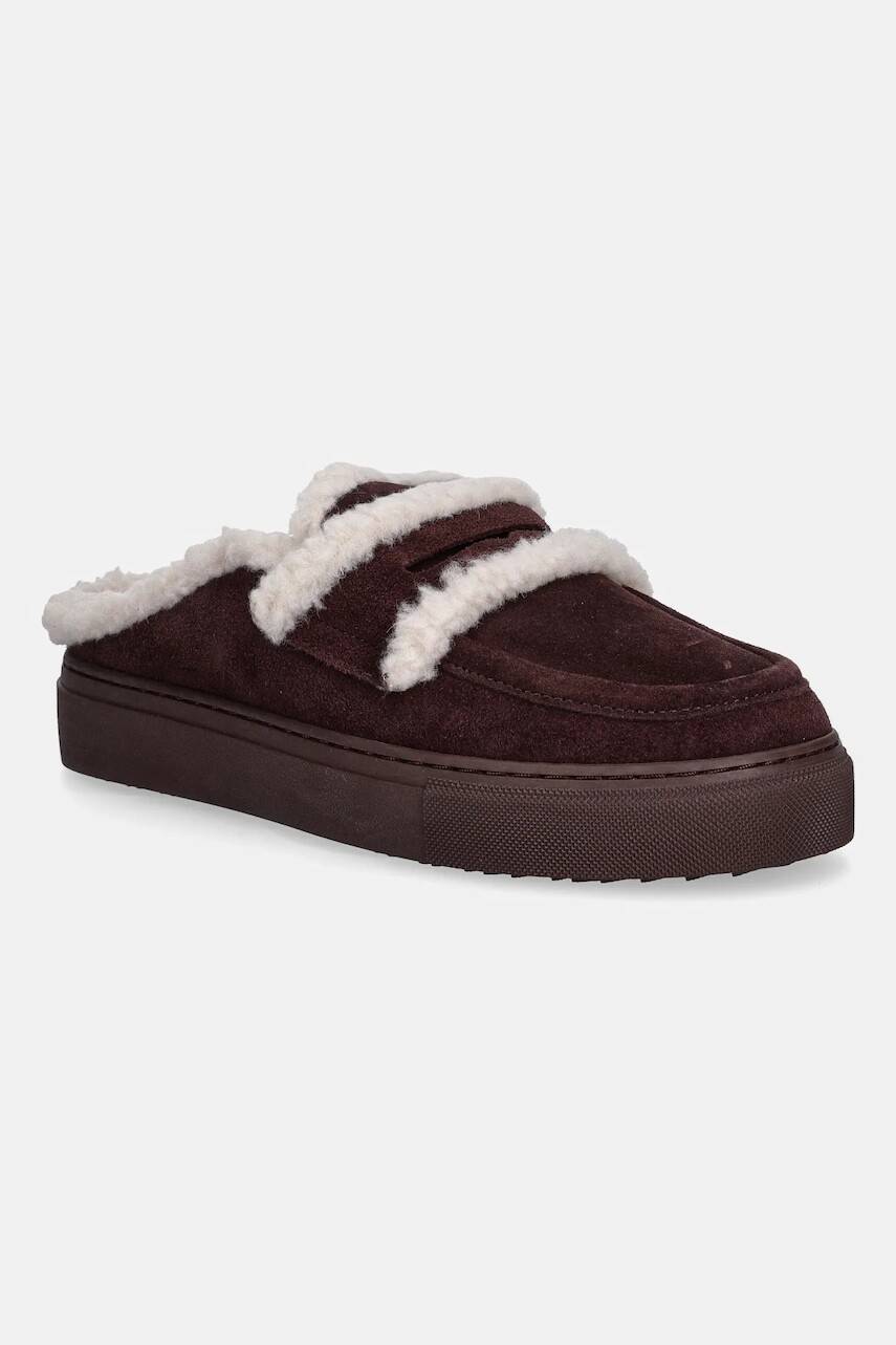 Inuikii Semišové papuče Inuikii Mule Wool