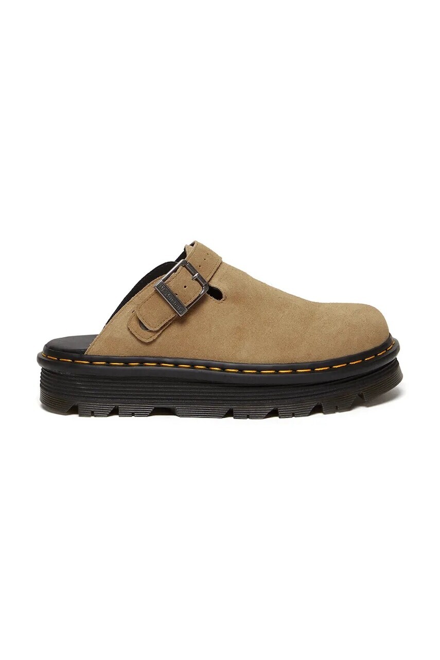 Dr. Martens šľapky mules semišové ZebZag Mule