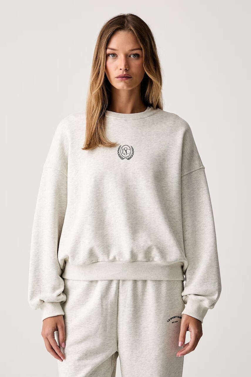 Le Privé mikina dámska bavlnená VARSITY CREWNECK