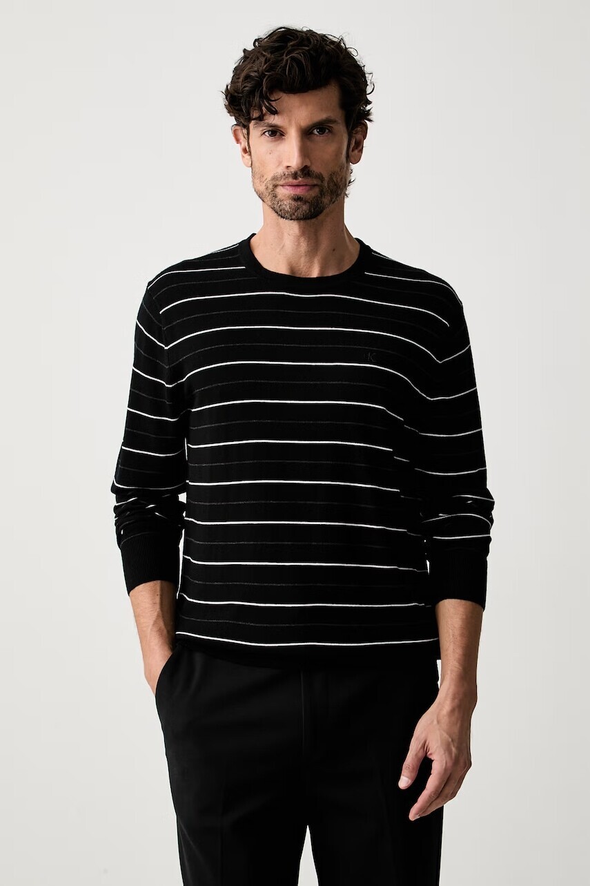 Calvin Klein sveter pánsky z meríno vlny