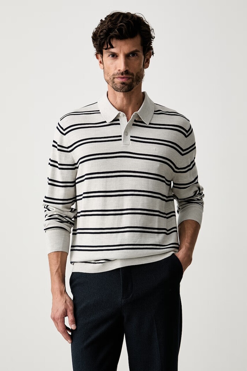 Calvin Klein sveter pánsky vlnený