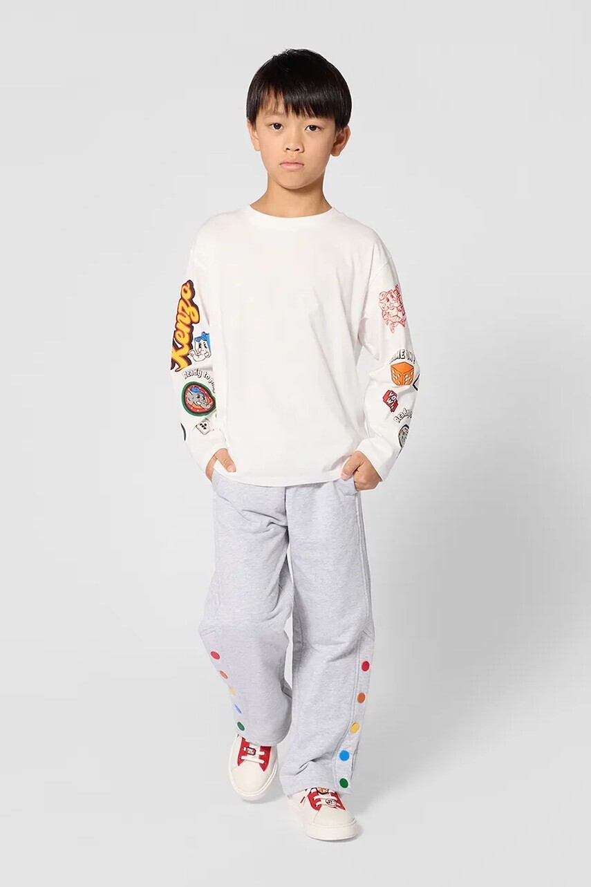 Kenzo Kids teplákové nohavice detské bavlnené