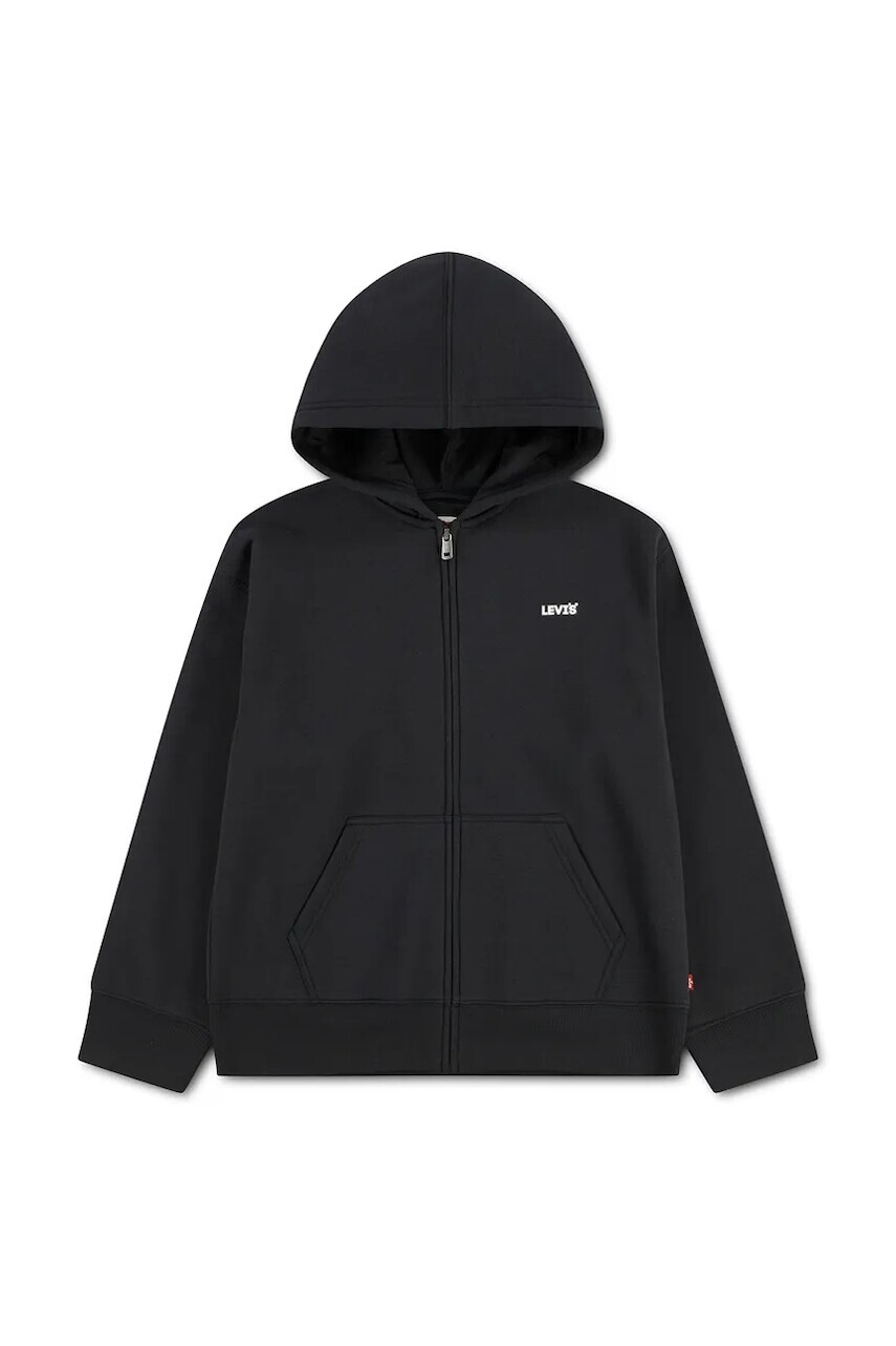 Levi's mikina na zips s kapucňou detská s bavlnou ESSENTIAL HOODIE