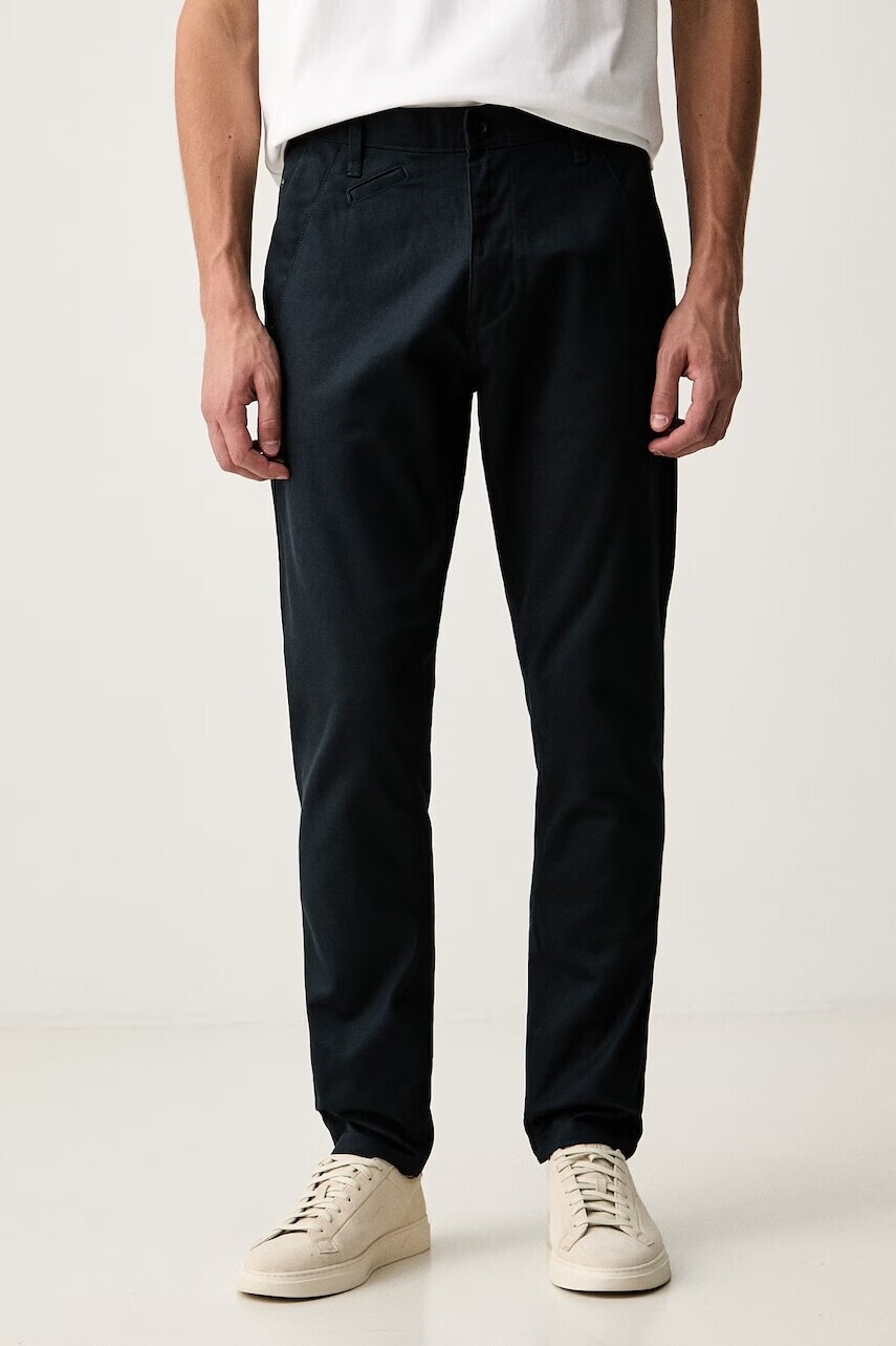 G-Star nohavice chinos pánske bavlnené Bronson 3.0 Slim Chino