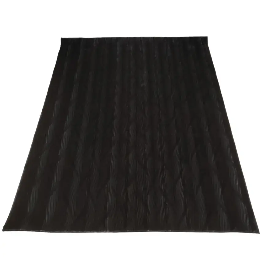 Koberec Lila Rabbit Fur 1,6/2,3 Sm688 čierny