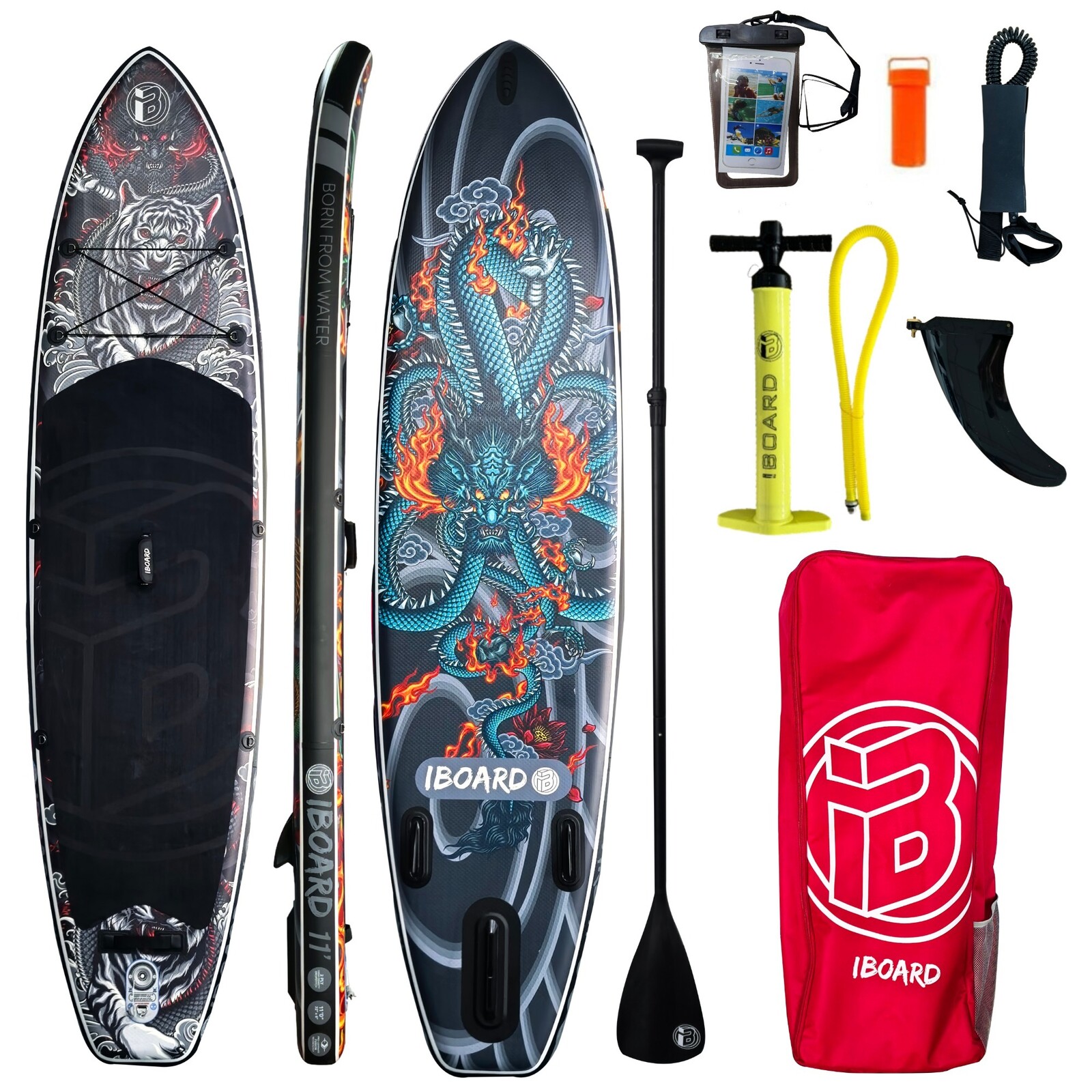 IBoard Tiger 11' Paddleboard Veľkosť: Univerzálna veľkosť