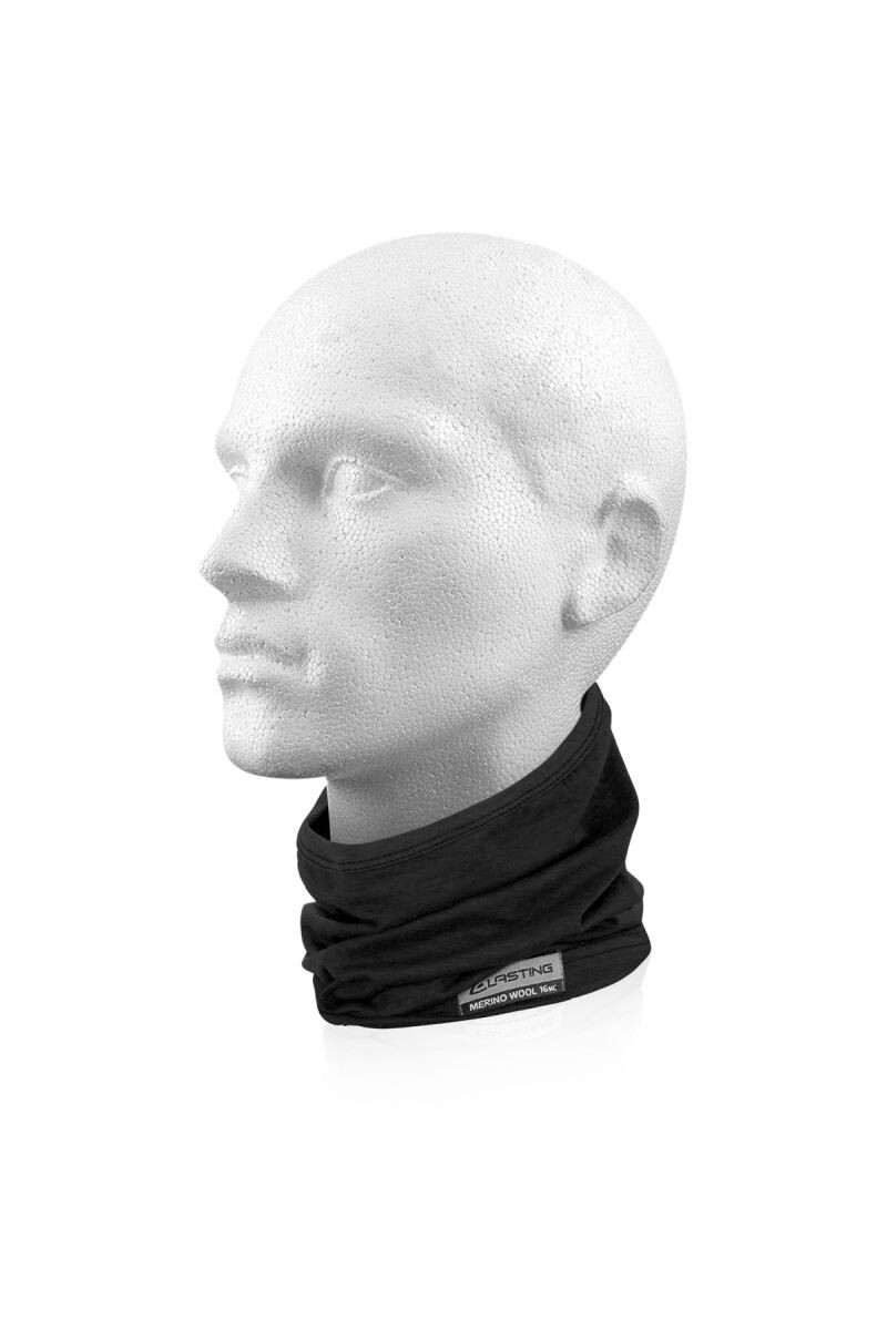 Lasting TULS 9090 čierny merino nákrčník krátky Veľkosť: UNI