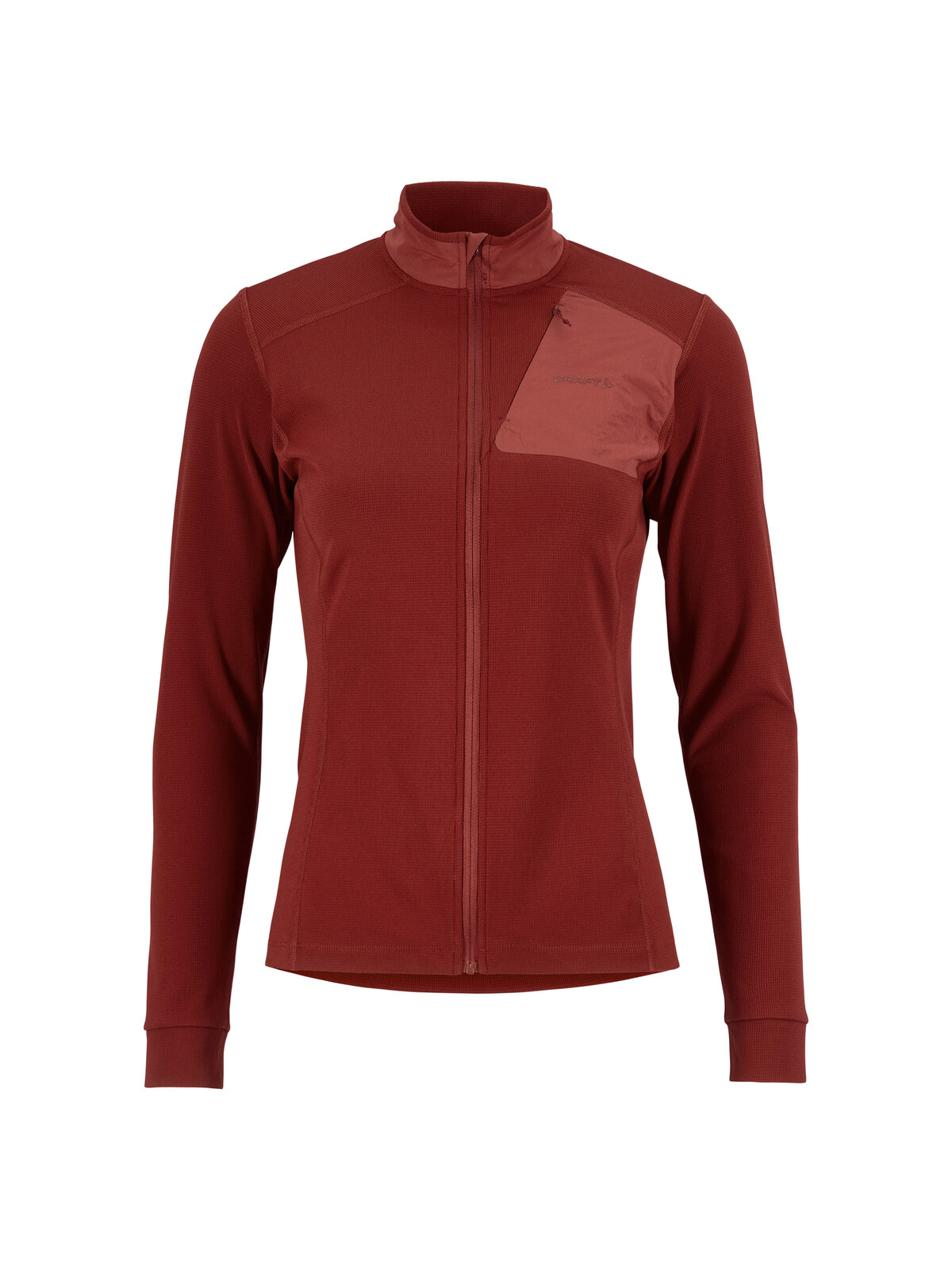 CRAFT SPEED FZ MIDLAYER JACKET W červená Veľkosť: L 7318574471267